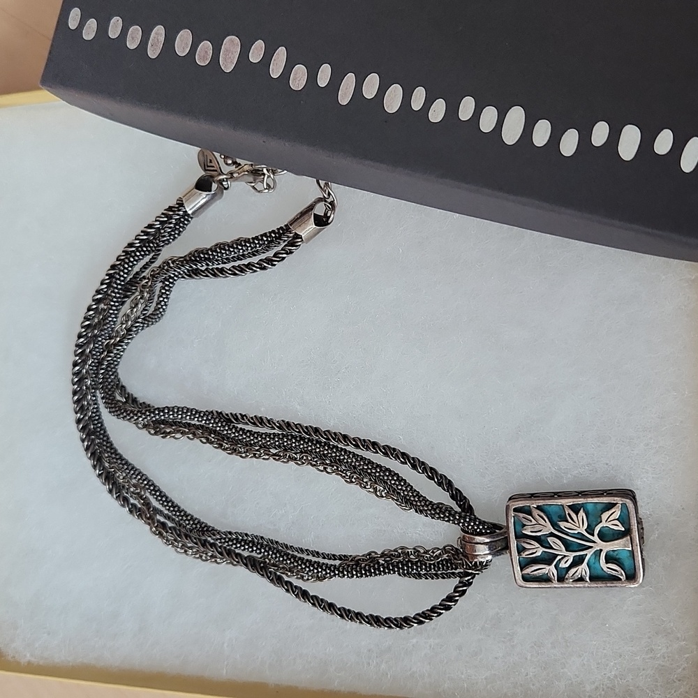 Silpada chain and tree of life pendant necklace